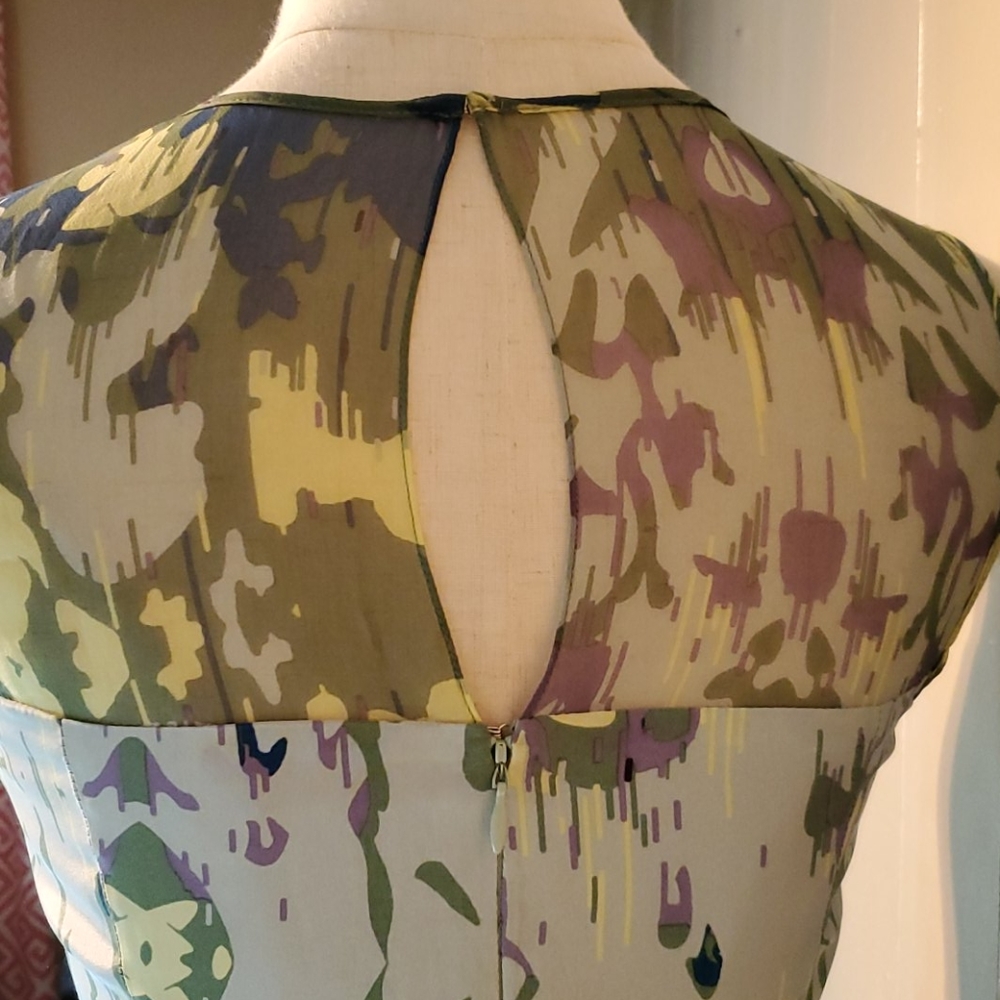 Vessel by Timo Multi-Color Silk Print Dress - Picture 5 of 8